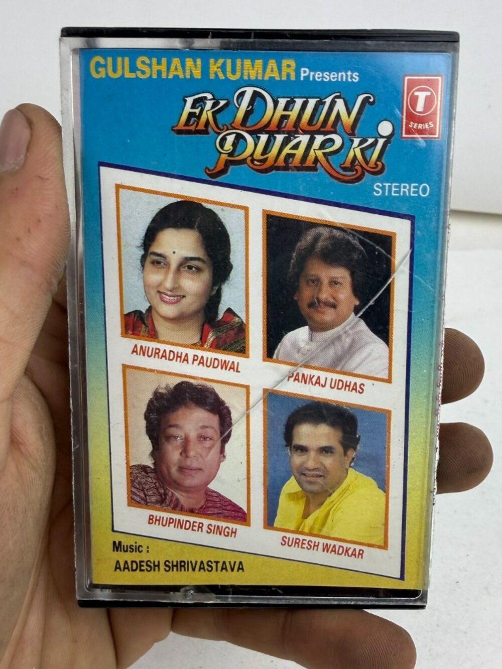 T-Series Cassette Ek Dhun Pyar Ki Anuradha Paudwal Bollywood OST - SCRECHA